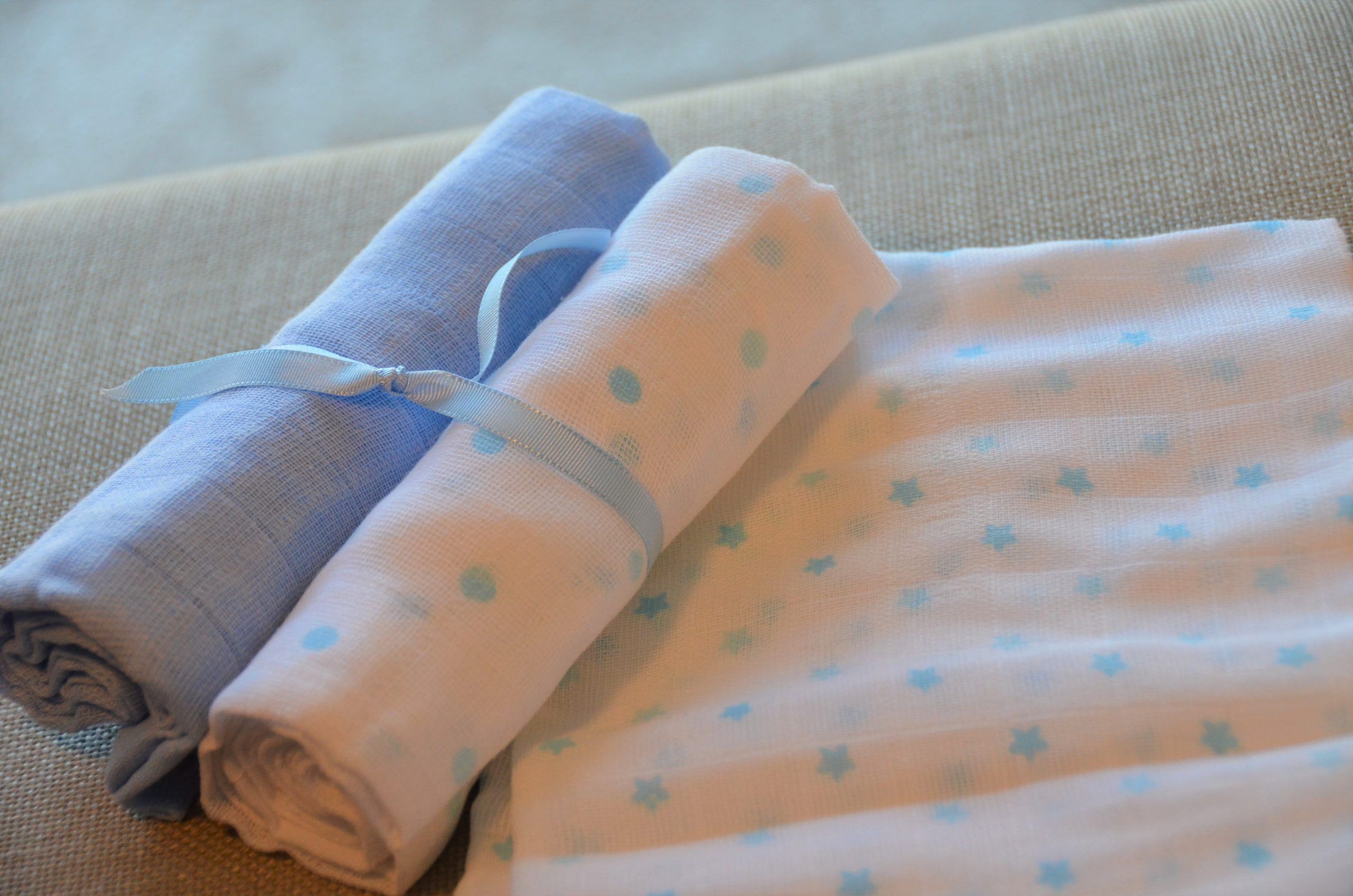 Gasas Azules Mis Canastillas Bebe