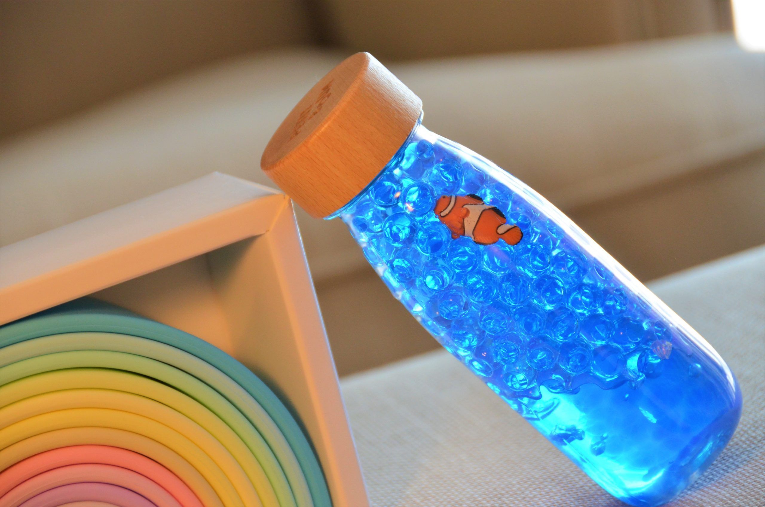Botella Sensorial y Arco Iris
