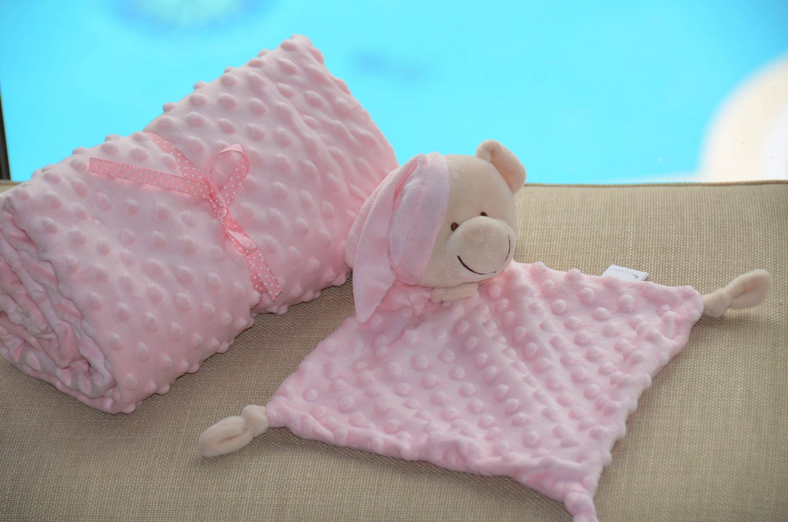 Dou dou y Manta rosa Mis Canastillas Bebé Dou dou y Manta rosa Mis Canastillas Bebé